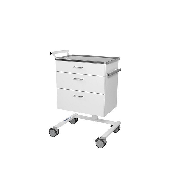 Provtagningsvagn 420 elektrisk 2 lådor 1xh12cm, 1xh18cm