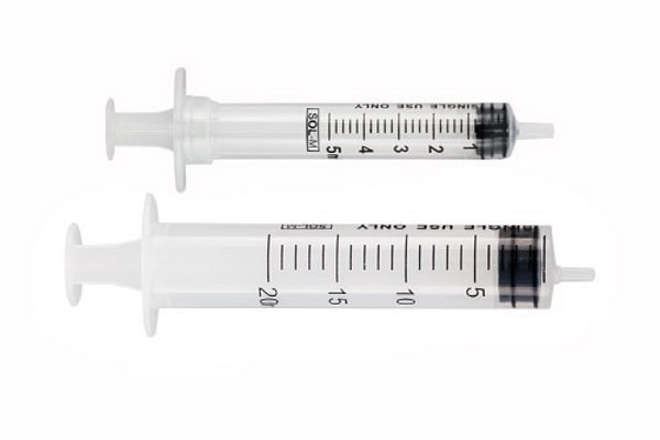 Spruta Sol-M 3-komp luer 20ml. Steril, excentrisk gradering