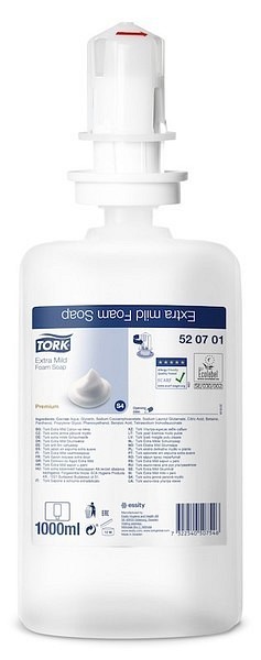 Skumtvål Tork Extra Mild 1l S4 premium oparfymerad