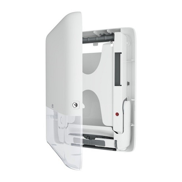 Dispenser Tork Peakserve vit mini H5 plast för handduk