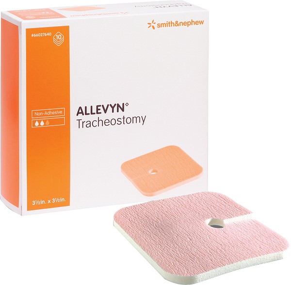 Allevyn non-adhesive trachestomy 9x9cm steril ej vidhäftande