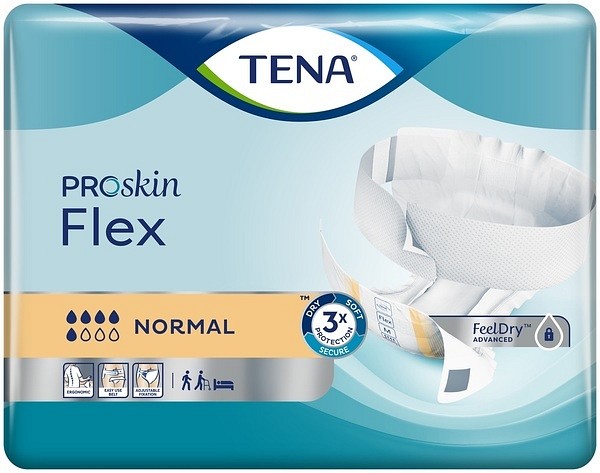 Inko skydd Tena Flex Normal M. Höft 75-105cm, PABS 445ml