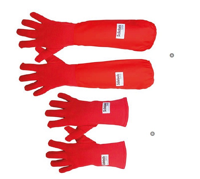 Värmeskyddshandske K Stl 10,5-11cm Tål -180°C Till+260 °C Av Nomextyg