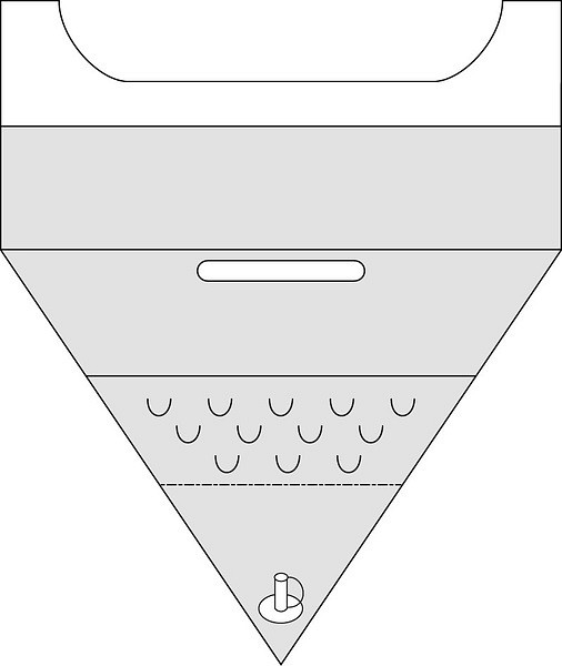 Op instrument/uppsamlinpåse Barrier 50x60cm steril häftande