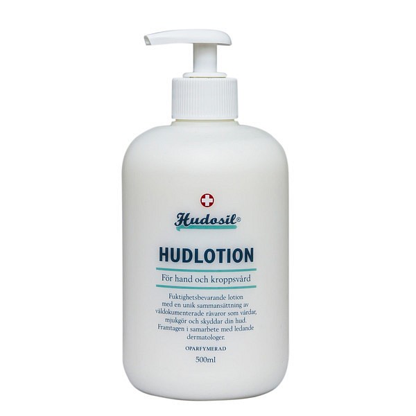Hudlotion Hudosil 525ml med pump oparfymerad