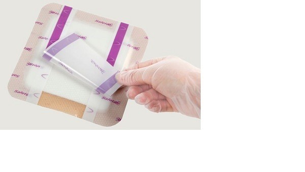 Skumförband silikon Mepilex Border Flex 10x25cm vidhäftande steril