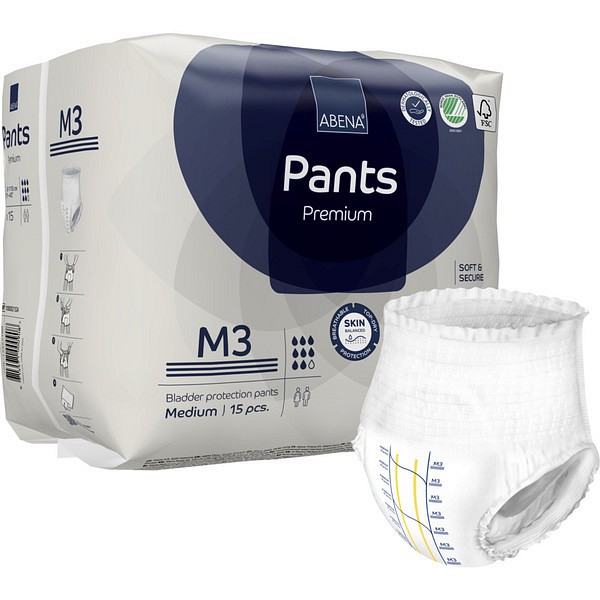 Inko skydd Abena Pants M3. Höft 80-110cm, ABS ISO 2311ml, Svanenmärkt