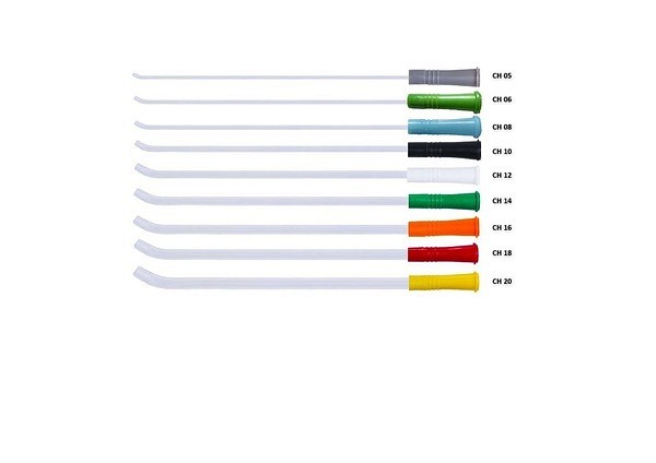Sugkateter Böjd Ch 16 Längd 53 Cm Pvc-Fri