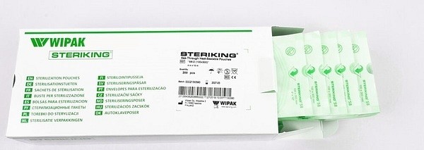 Sterilpåse Steriking plan 100x400mm 200-pack, dispenser