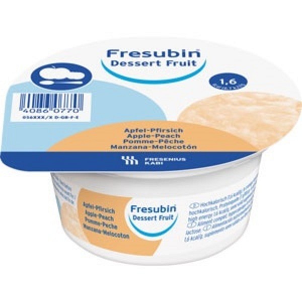 Fresubin Dessert Äpple/Persika 4x125gram Vnr 844715