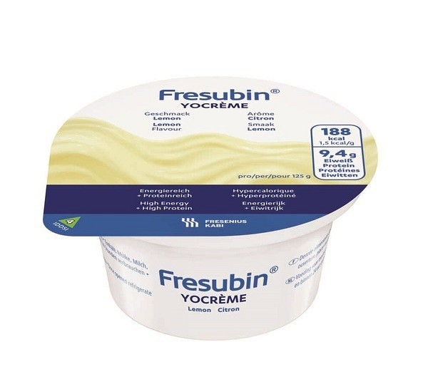Fresubin Yocrème Citron 4x125gram Vnr 845928