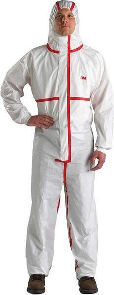 Korttidsoverall 3M 4565 L antistatisk luddar ej