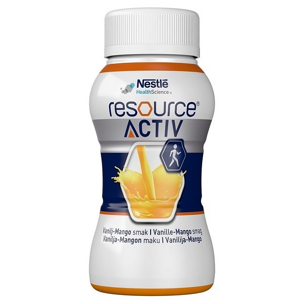 Resource Activ Vanilj/Mango 4x200ml Vnr 900681