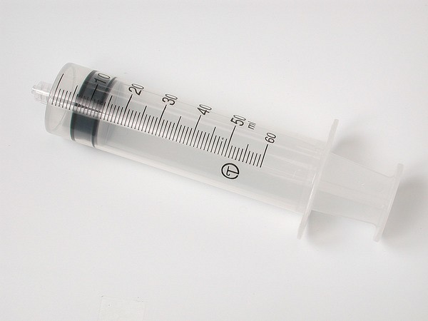 Spruta Terumo 3-komp l-l 50ml. Steril, centrerad gradering 1,0ml
