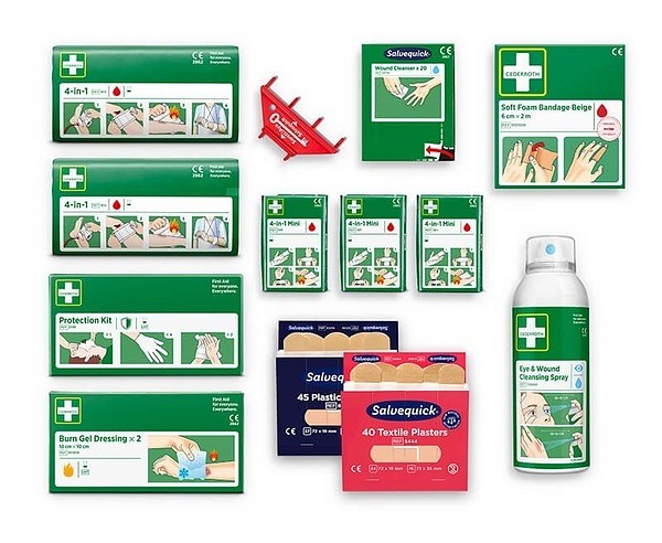 Komplett refillpaket till Första Hjälpen stationen (REF 51011026)
