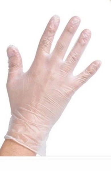 Handske undersök Sempercare XS vinyl puderfri ftalatfri 240mm