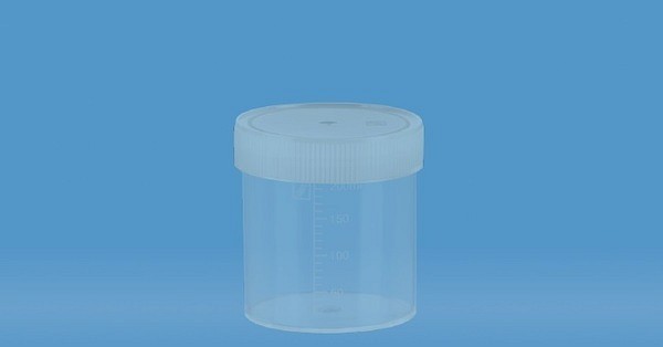 Bägare 250ml pp transparent skruvlock hdpe