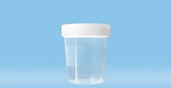 Bägare m monterat skruvlock 100 mL, PP