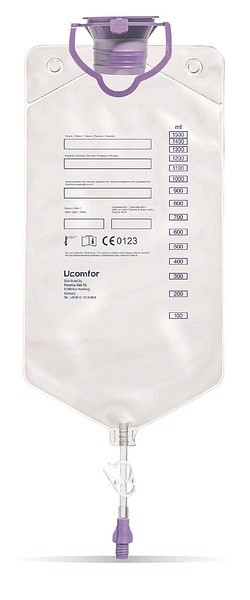 Container/Behållare sondmatn 500-1500ml mjuk till ryggsäck