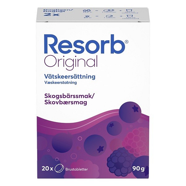 Resorb skogsbär tabletter 2x10st