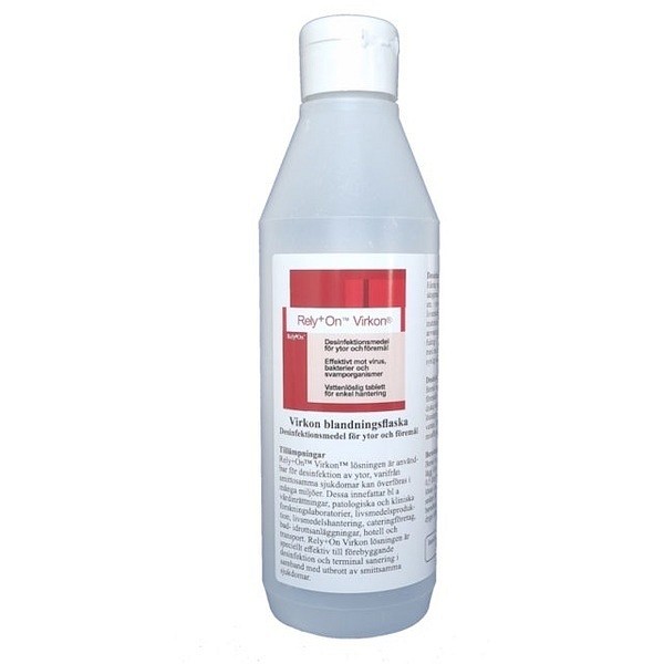 Doseringsflaska Virkon 0.5L utan tablett