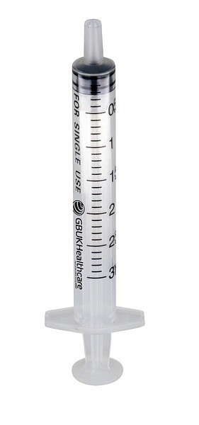 Spruta GBUK Luer Slip 3ml
