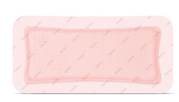 Skumförband silikon Allevyn Gentle Border 10x25cm vidhäftande steril