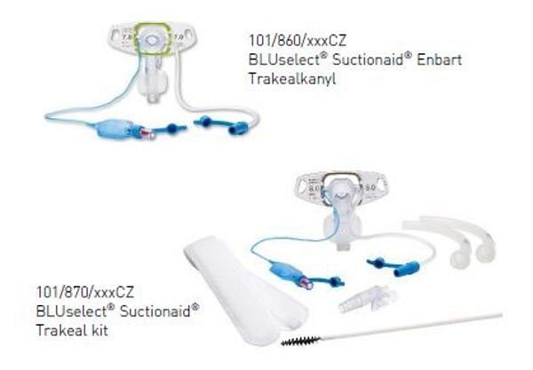 Trakealkanyl BLUselect Suctionaid trakealkanylkit stl 9
