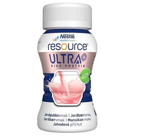 Resource Ultra Jordgubbssmak 4x125 ml Vnr 999745