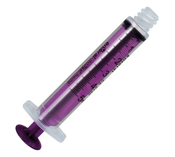 Enteral spruta ENFit, LDT, flergångs 5 ml, 100 stycken