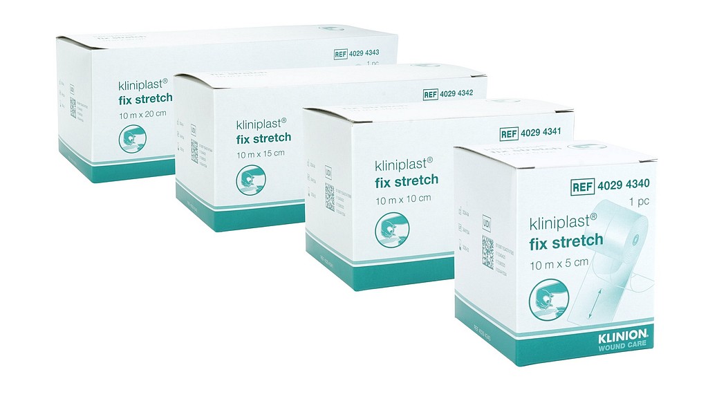 Fixeringshäfta Nonwoven Kliniplast Stretch 10cmx10m