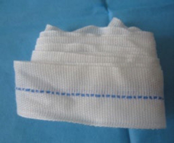 Gasväv tamponad m rtg-tråd steril 1x100cm 32-tråd