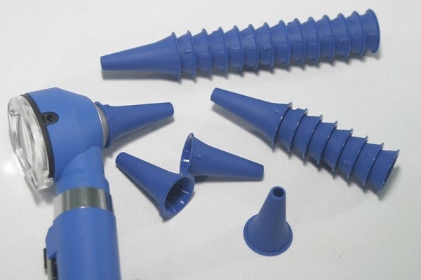Örontratt 2,5mm blå plast