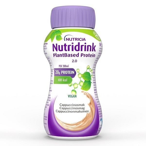 Nutridrink PlantBased Protein 2.0 4x200ml cappuccionsmak