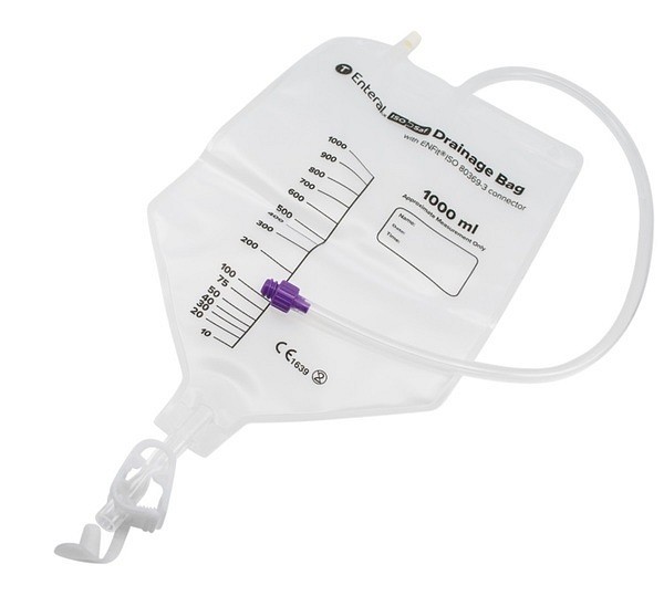 Enteral Dränagepåse 1000 ml ENFit