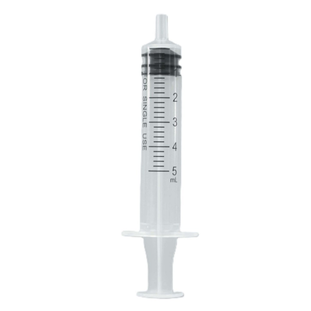Klinion spruta, Luer Slip, 5 ml, 0,2 ml gradering, latex- DEPH-, BPA- och PVC fri