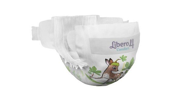 Blöja Libero Comfort 4 7-12kg Svanenmärkt