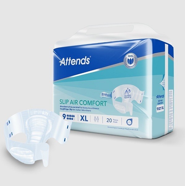 Inko skydd Attends Slip Air Comfort 9XL. Höft 150-175cm, ABS ISO 3184ml