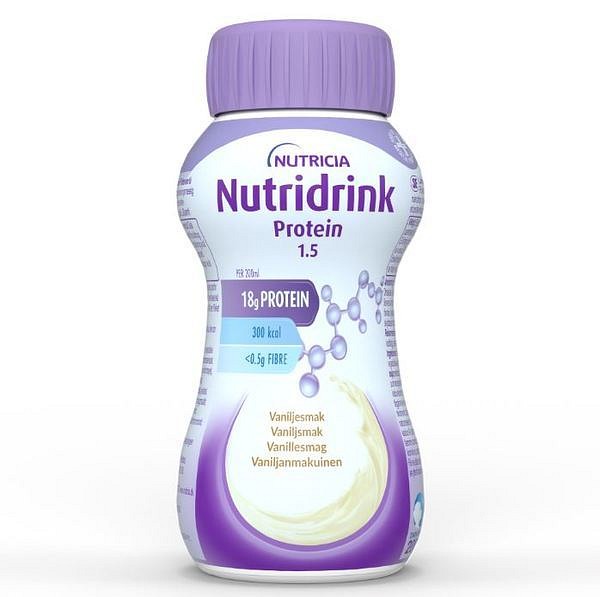 Nutridrink Protein Vaniljsmak 4 x 200 ml Vnr 900819
