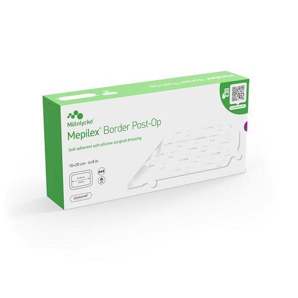 Superabsorberande förband Mepilex Border Post-Op 10x20cm steril