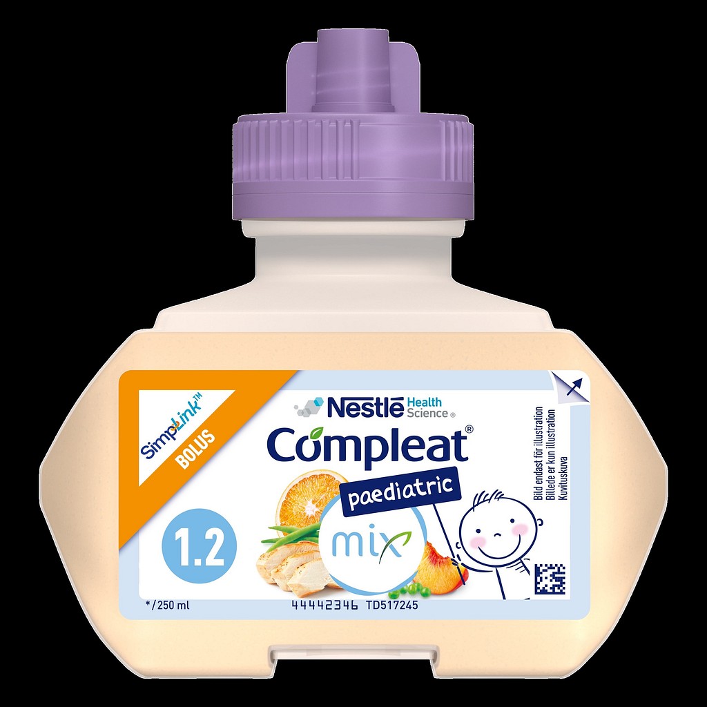 Compleat Paediatric Mix Bolus 2x12x250ml Vnr 900750