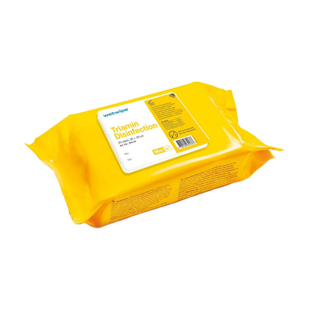 Desinfektionsservetter Triamin Disinfection+ 2-i-1, Alkoholfri