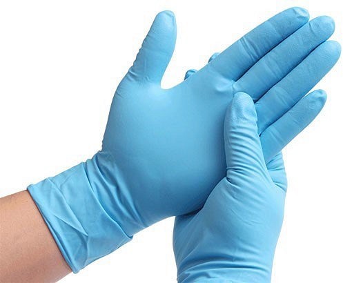 Handske Klinion Sensitive Soft Nitril XS Sky Blå