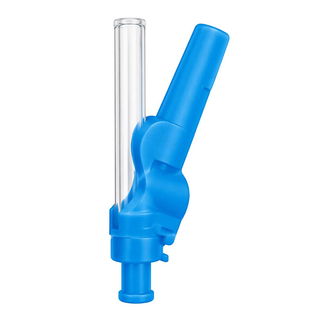 Klinion Injektionskanyl Stickskyddad, blå, 23G x 25 mm