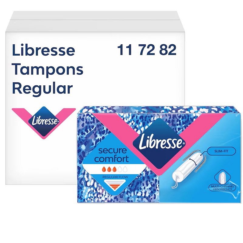 Tampong Libresse Normal, refill avsedd för TORK Care Dispenser