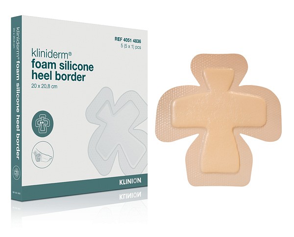 Skumförband silikon Kliniderm Foam Silicone Hälförband 20x20,8cm